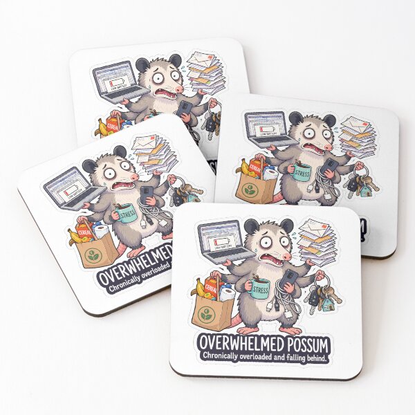 Item preview, Overwhelmed Possum designed and sold by ndmedia.
