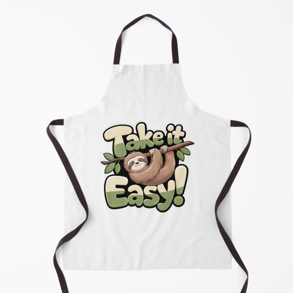 Item preview, Take It Easy Sloth Sticker | Cute Chill Aesthetic Sloth Design designed and sold by Bysma.
