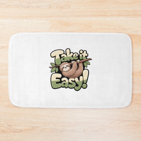 Item preview, Take It Easy Sloth Sticker | Cute Chill Aesthetic Sloth Design designed and sold by Bysma.