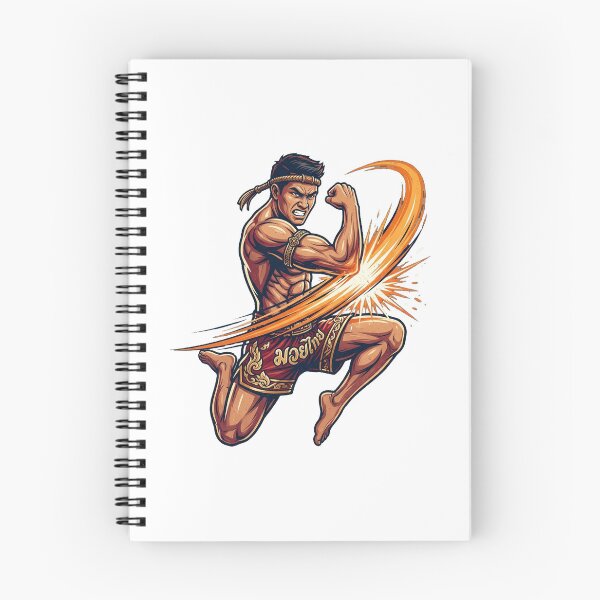 Item preview, Muay Thai Hero: Tee Sok Diagonal Elbow Strike Vector Art designed and sold by Ponsak.