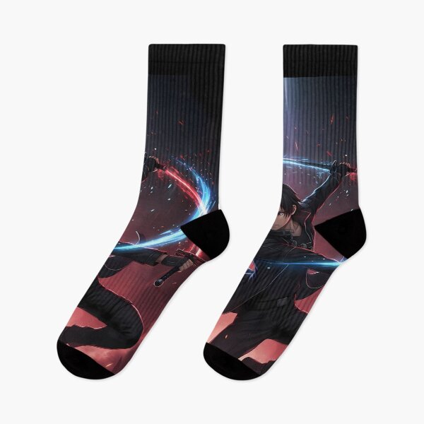 Item preview, Kirito Sword Art Online Neon Arc Heroic Motion designed and sold by B5fivemerch.