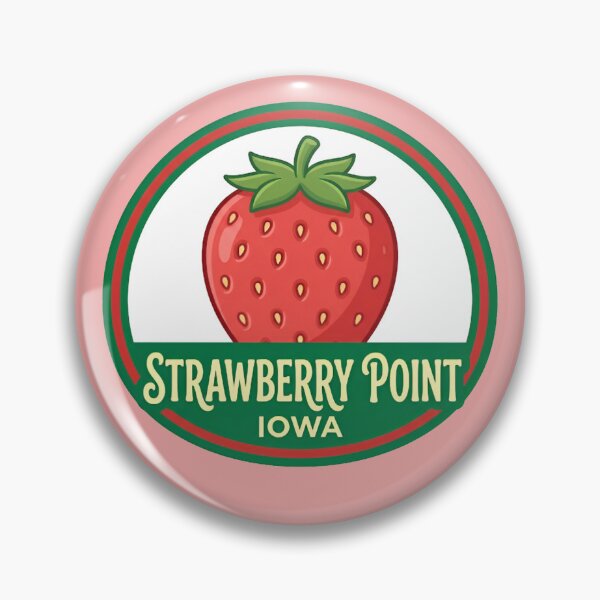 Item preview, Strawberry Point Iowa designed and sold by Broken Antler Designs .
