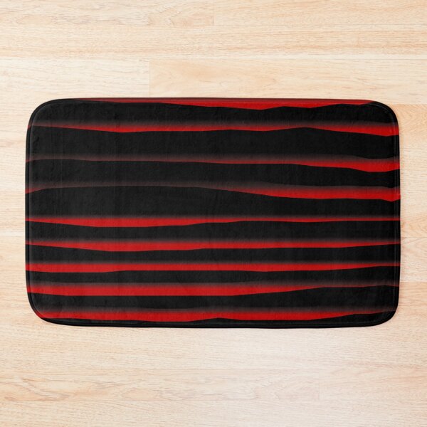 Item preview, Black and Red Stripe Organic Pattern | Dark Minimal Alt Aesthetic designed and sold by dfly-creations.