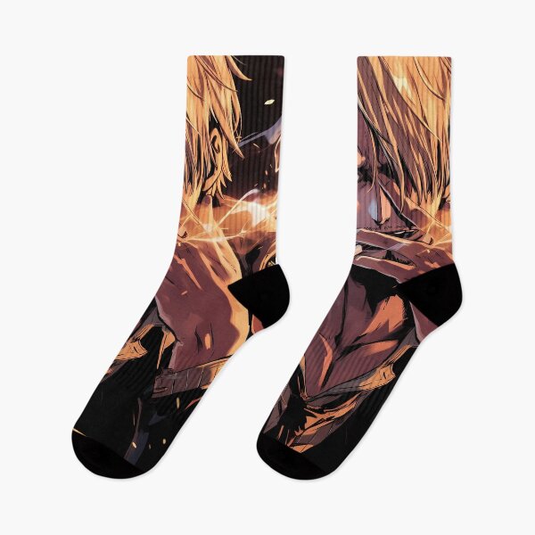 Item preview, Sanji Vinsmoke One Piece Fiery Close Up designed and sold by B5fivemerch.