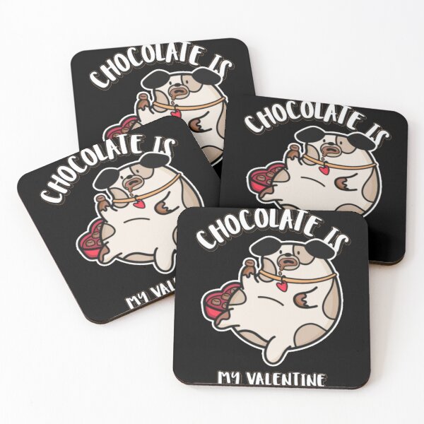 Item preview, Chocolate Is My Valentine Funny Dog designed and sold by GenZFashion000.