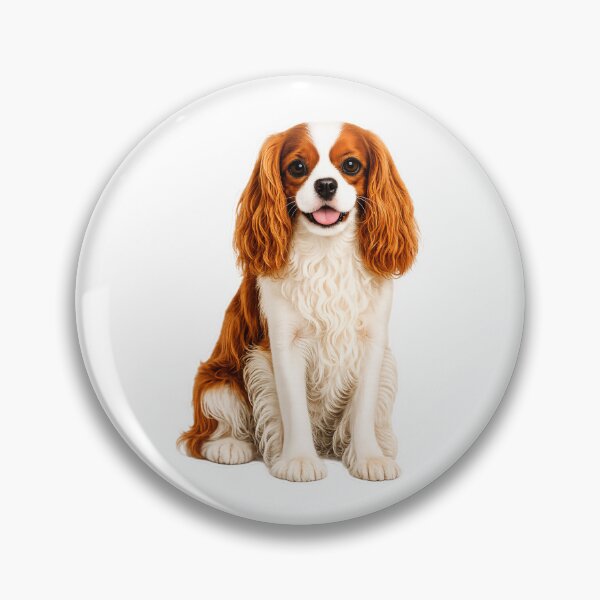 Item preview, King Charles Cavalier Spaniel Dog Blenheim designed and sold by BackgroundND.