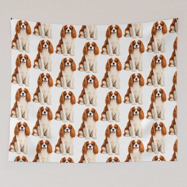 Item preview, King Charles Cavalier Spaniel Dog Blenheim designed and sold by BackgroundND.