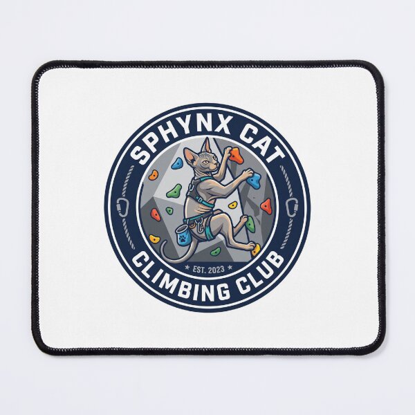 Item preview, Sphynx Cat Climbing Club Bouldering Extreme Sports designed and sold by PictoVibe.