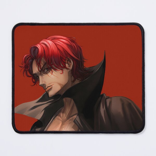 Item preview, Shanks One Piece Red Hair Captain Elegant Anime Portrait designed and sold by SubtextandSass.