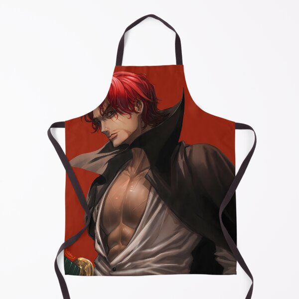 Item preview, Shanks One Piece Red Hair Captain Elegant Anime Portrait designed and sold by SubtextandSass.