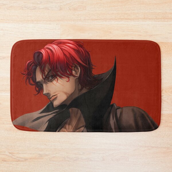 Item preview, Shanks One Piece Red Hair Captain Elegant Anime Portrait designed and sold by SubtextandSass.