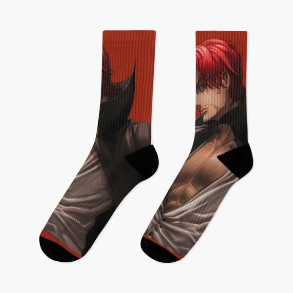 Item preview, Shanks One Piece Red Hair Captain Elegant Anime Portrait designed and sold by SubtextandSass.