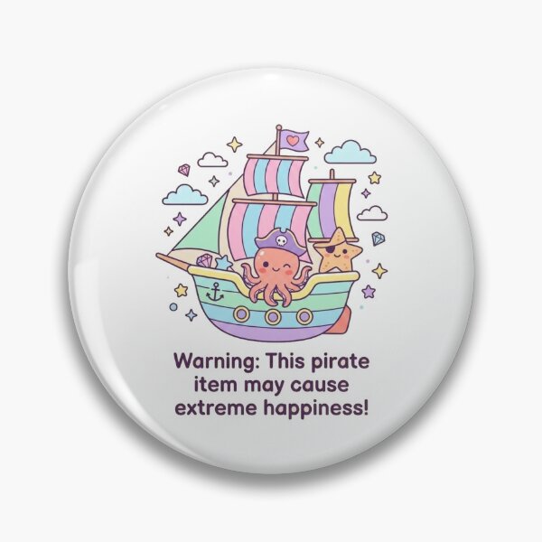 Item preview, Cute Pirate Ship Octopus Design | Kawaii Ocean Adventure Artwork | Happy Pirate Theme designed and sold by morning sun.