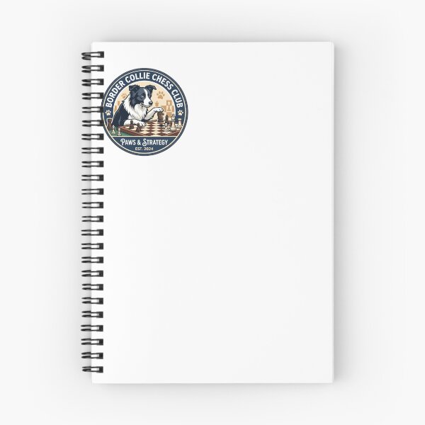 Item preview, Border Collie Chess Club Grandmaster Strategy Dog designed and sold by PictoVibe.