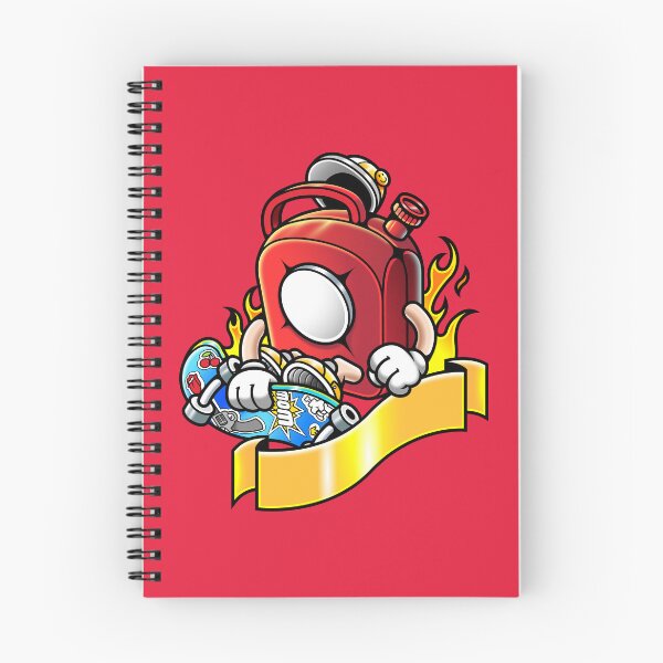 Item preview, Cool Red Gas Can Skateboard Cartoon designed and sold by Lexkon Liu's art.