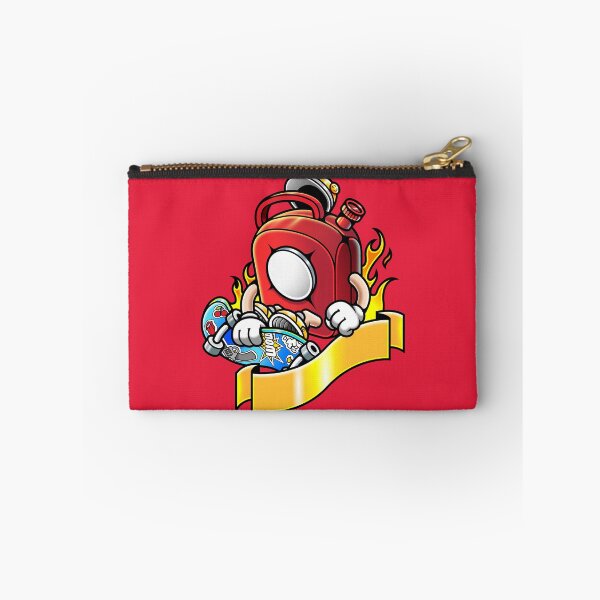 Item preview, Cool Red Gas Can Skateboard Cartoon designed and sold by Lexkon Liu's art.