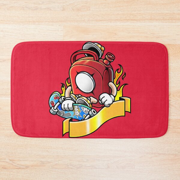Item preview, Cool Red Gas Can Skateboard Cartoon designed and sold by Lexkon Liu's art.