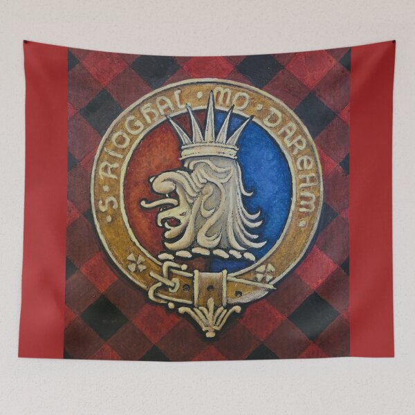 Item preview, Rob Roy McGregor Tartan 'S Rioghal Mo Dhream designed and sold by SeaStarAlex.