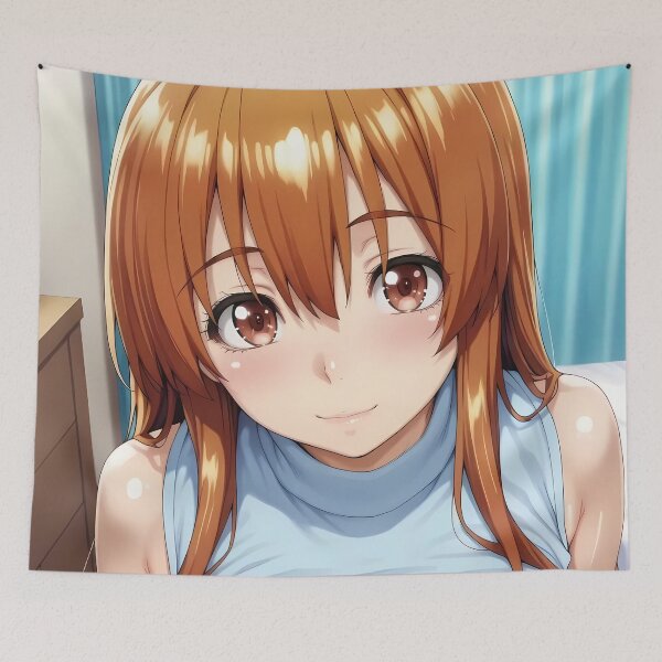 Item preview, Aina Yoshiwara Grand Blue Closeup Room Blue Calm designed and sold by SubtextandSass.
