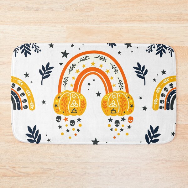 Item preview, Halloween Colorful Rainbows And Decorative Pumpkins Pattern designed and sold by DEC02.