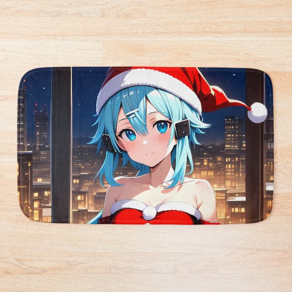 Item preview, Sinon Sword Art Online Santa Dress City Lights designed and sold by SubtextandSass.
