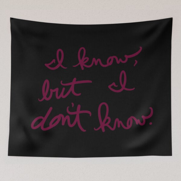 Item preview, I Know, but I Don’t Know  designed and sold by abeink.