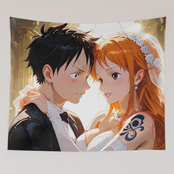 Item preview, Nami One Piece Wedding Dance Elegant Cathedral Glow designed and sold by SubtextandSass.