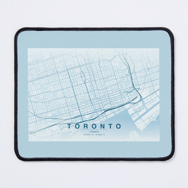 Item preview, Toronto, Ontario Canada Map designed and sold by Roxane Bay.