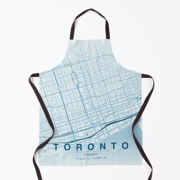 Item preview, Toronto, Ontario Canada Map designed and sold by Roxane Bay.