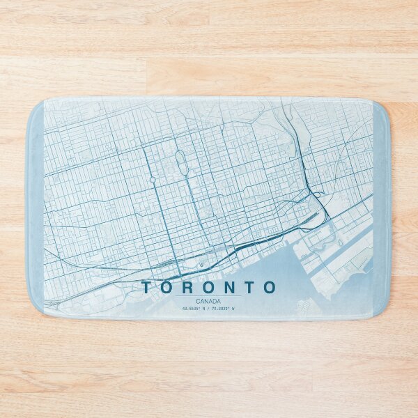 Item preview, Toronto, Ontario Canada Map designed and sold by Roxane Bay.