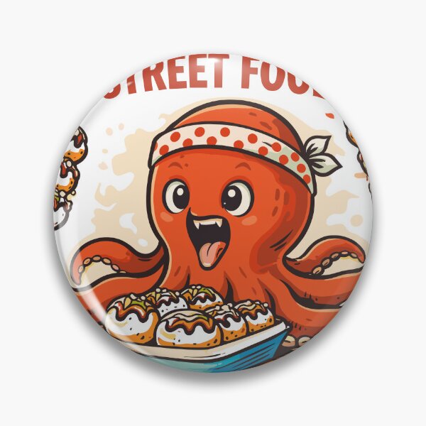 Item preview, Takoyaki Street Food designed and sold by Matinez Pink.