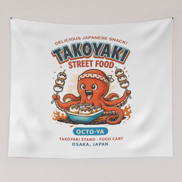 Item preview, Takoyaki Street Food designed and sold by Matinez Pink.