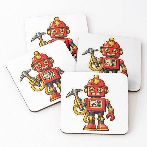 Item preview, Fireman Robot Vintage Toy designed and sold by chapistore.