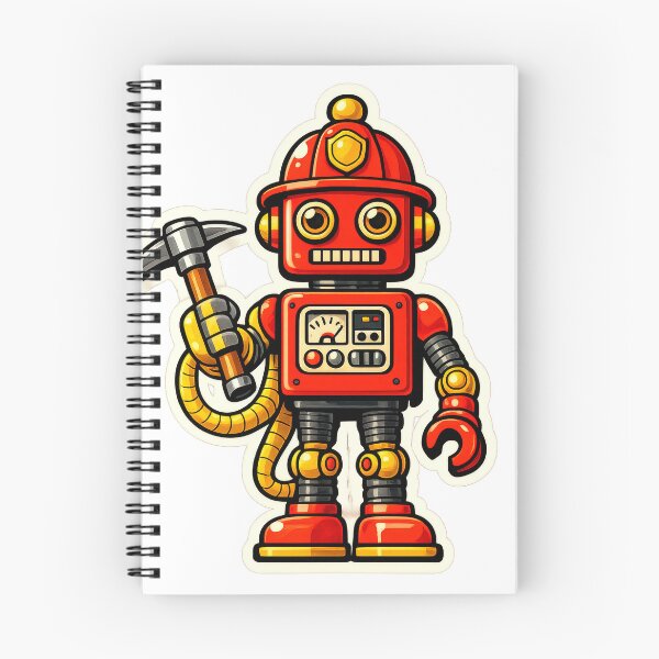 Item preview, Fireman Robot Vintage Toy designed and sold by chapistore.