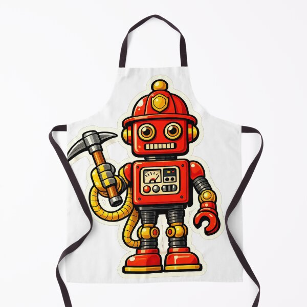 Item preview, Fireman Robot Vintage Toy designed and sold by chapistore.