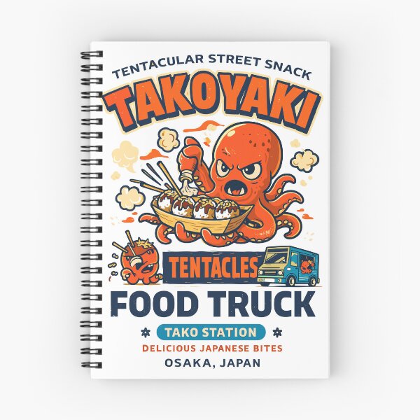 Item preview, Takoyaki Food Truck designed and sold by Matinez Pink.