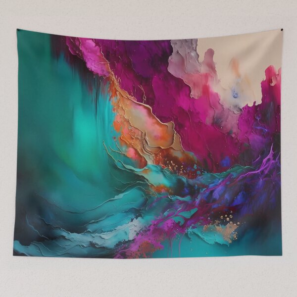 Item preview, Teal Cascade designed and sold by Nutriamix.