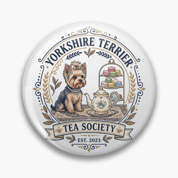 Item preview, Yorkshire Terrier Tea Society High Afternoon Teatime designed and sold by PictoVibe.