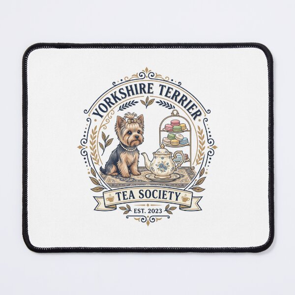 Item preview, Yorkshire Terrier Tea Society High Afternoon Teatime designed and sold by PictoVibe.