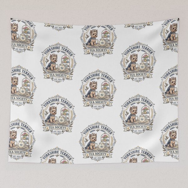 Item preview, Yorkshire Terrier Tea Society High Afternoon Teatime designed and sold by PictoVibe.