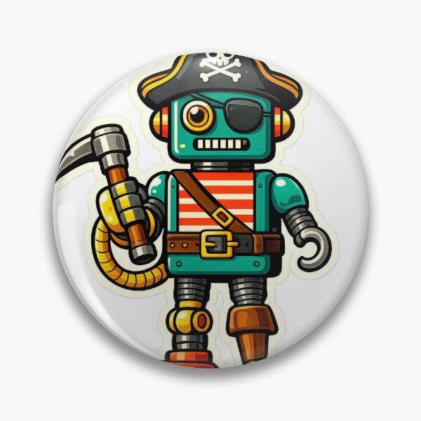 Item preview, Pirate Vintage Robot Toy designed and sold by chapistore.