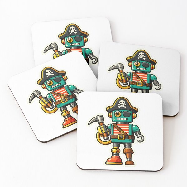 Item preview, Pirate Vintage Robot Toy designed and sold by chapistore.