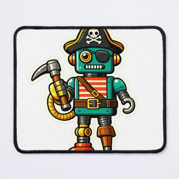 Item preview, Pirate Vintage Robot Toy designed and sold by chapistore.