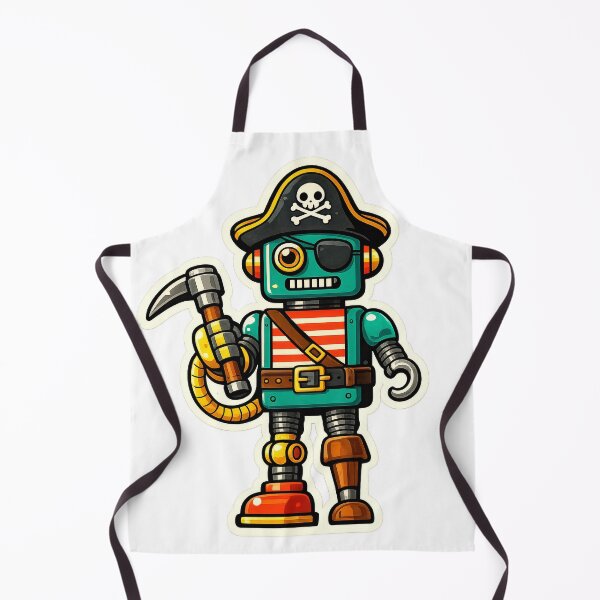 Item preview, Pirate Vintage Robot Toy designed and sold by chapistore.