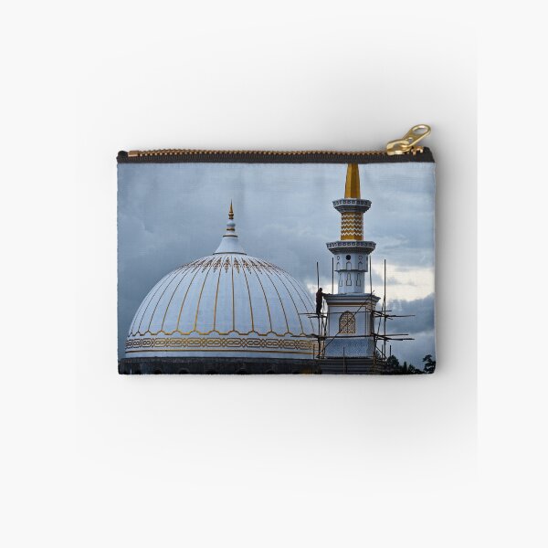 Item preview, Golden silhouette beneath the stormy sky designed and sold by franck380.
