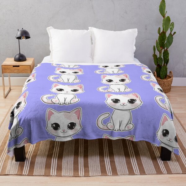 Item preview, Cute Kawaii Pastel Kitten Sticker Art designed and sold by Phongphut.