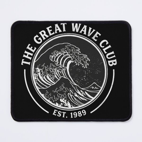 Item preview, The Great Wave Club designed and sold by Stickersdevelop.