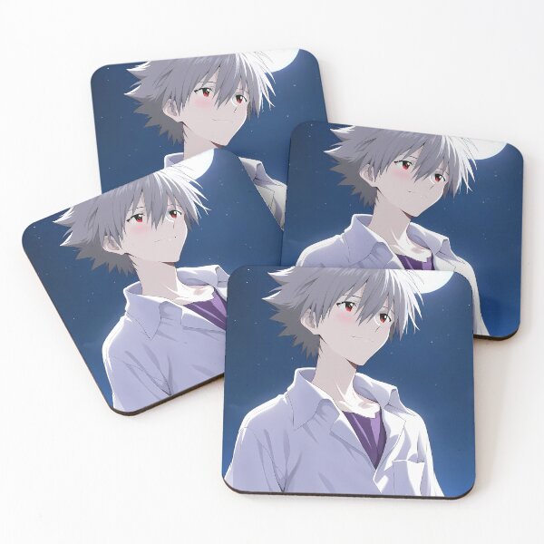 Item preview, Kaworu Nagisa Neon Genesis Evangelion Moon Gaze Night Scene designed and sold by ManuelOpito.