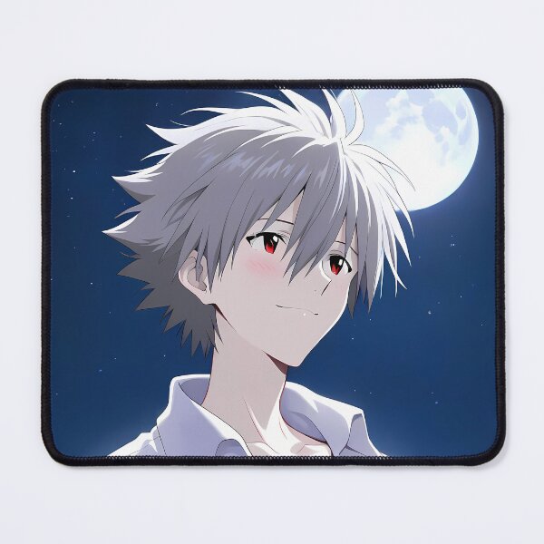 Item preview, Kaworu Nagisa Neon Genesis Evangelion Moon Gaze Night Scene designed and sold by ManuelOpito.