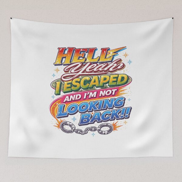 Item preview, Hell Yeah I Escaped designed and sold by Matinez Pink.